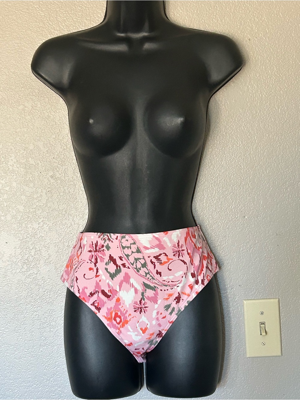 Nip Tuck Swim 'Pretty in Pink' Serendipity Maevis High Waisted Bikini Bottom 8 - Picture 2 of 8